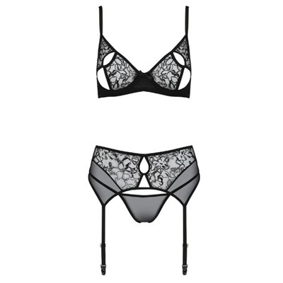 BODY PASSION WOMAN "PRIMULA SET" NERO