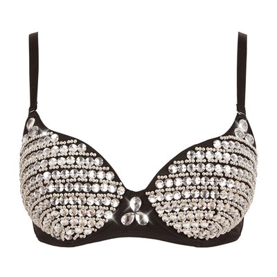 Cottelli Collection Reggiseno Glitter Argento