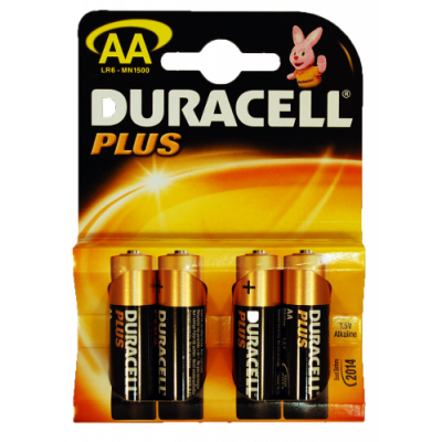 BLISTER 4 BATTERIE DURACELL...