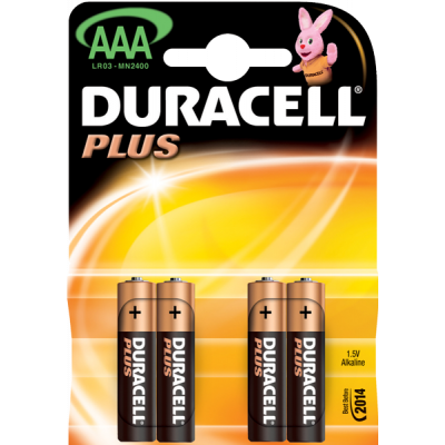 BLISTER 4 BATTERIE DURACELL...