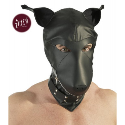 MASCHERA DOBERMANN IN PELLE...