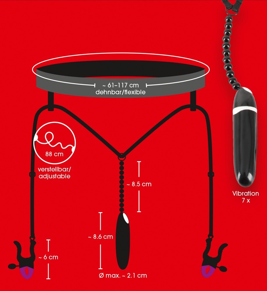 Bad Kitty™ Spreader String con Vibratore