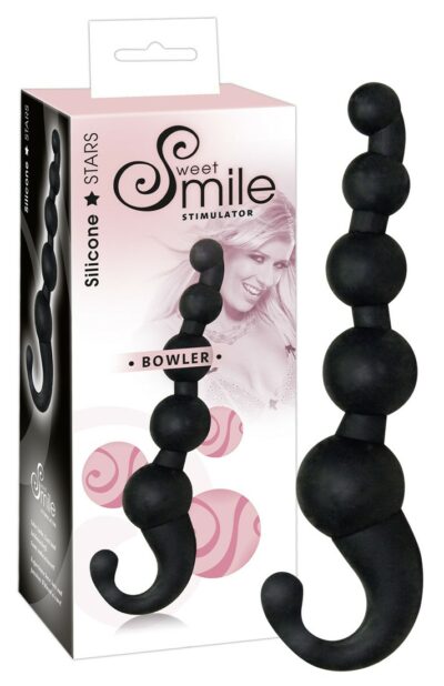 CATENA ANALE CON 5 SFERE IN SILICONE BOWLER""