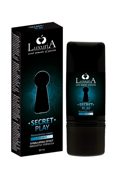 CREMA STIMOLANTE PER AUTOEROTISMO UOMO INTIMATELINE LUXURIA SECRET PLAY" - 30 ML"
