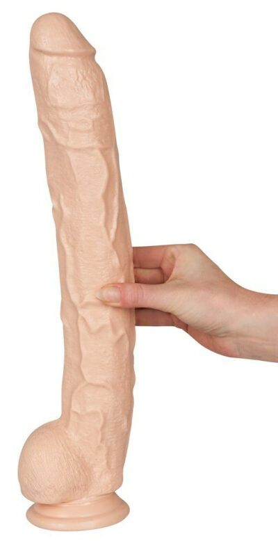 FALLO ENORME CON VENTOSA DOC JOHNSON "DICK RAMBONE" - CARNE - 42.5 CM