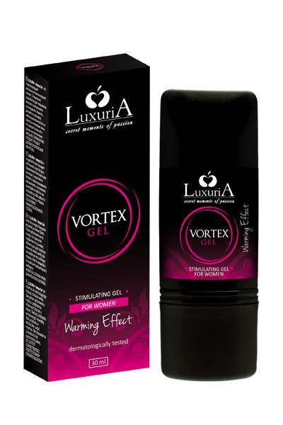 GEL STIMOLANTE CLITORIDE CON EFFETTO CALDO INTIMATELINE LUXURIA VORTEX" - 30 ML"