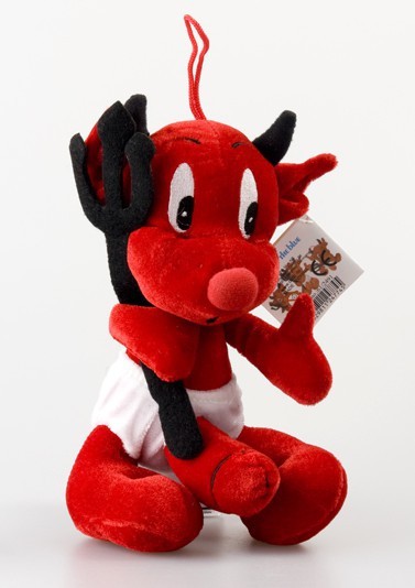 PELUCHE DIAVOLETTO CON PENE E FORCONE