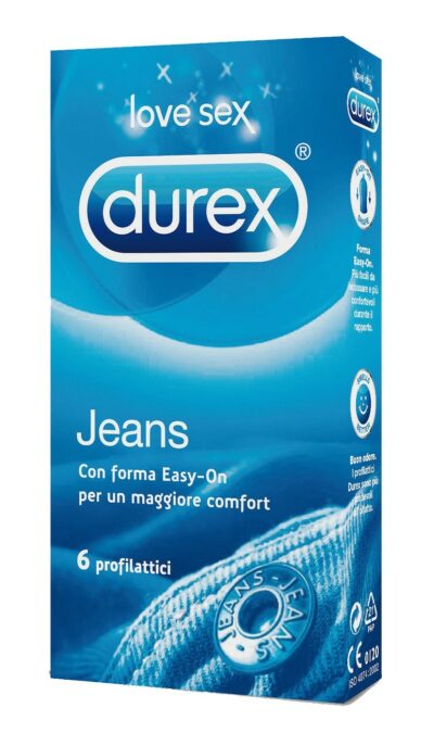 PROFILATTICI EXTRA COMFORT DUREX "JEANS" - 6 PEZZI