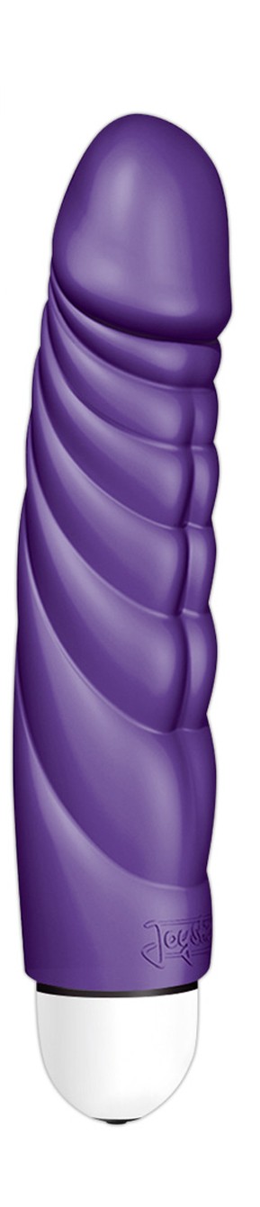 VIBRATORE REALISTICO CON RILIEVI AD ONDA MR. PERFECT" VIOLA - 18 CM"