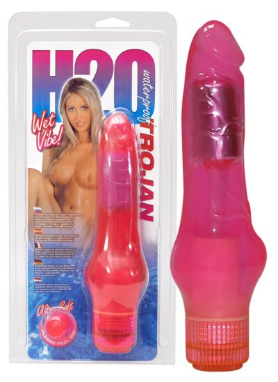 VIBRATORE REALISTICO H2O TROJAN" ROSA"