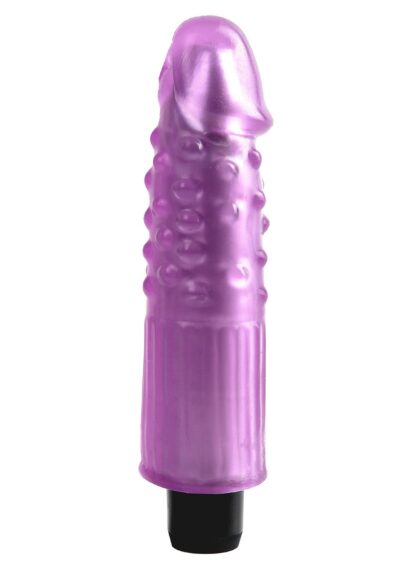 VIBRATORE REALISTICO PIPEDREAM JELLY GEMS NO. 8" VIOLA - 19 CM"