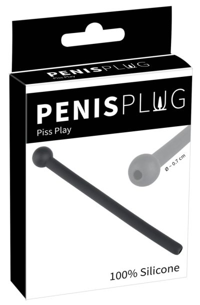 Penis Plug Piss Play black