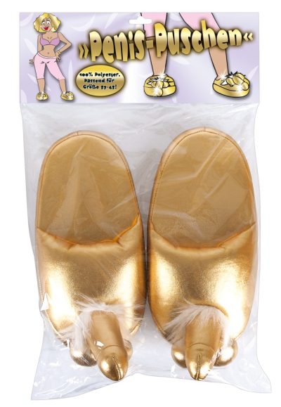 Penis Slippers Gold