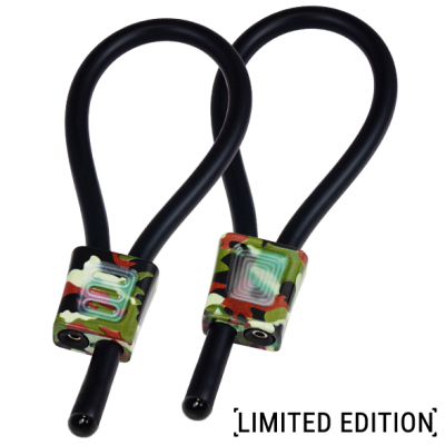 ELECTRASTIM - PRESTIGE ELECTRALOOPS ADJUSTABLE COCK RINGS CAMOUFLAGE