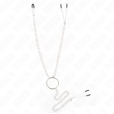 KINK - TRIPLE NIPPLE AND CLIT CLAMPS WITH CHAIN MODEL 1