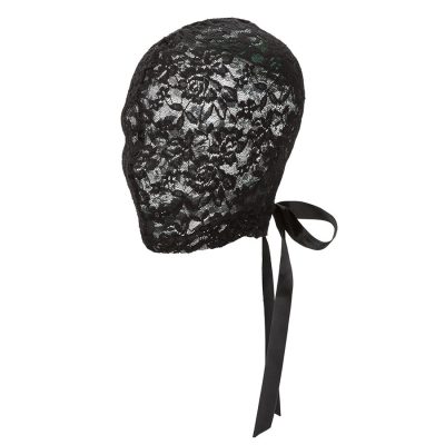 CALEXOTICS - SCANDAL BLACK LACE BALALAVA WITH BOW