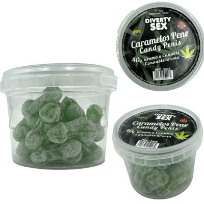 DIABLO GOLOSO - 20 CANNABIS AROMA PENIS CANDIES