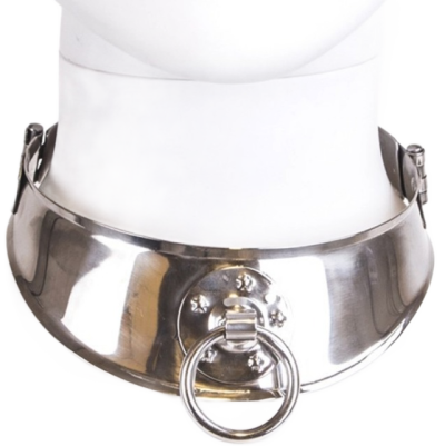 METAL HARD - RESTRAINT COLLAR WITH RING